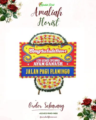 Bunga Papan Congratulation di Pasir Muncang